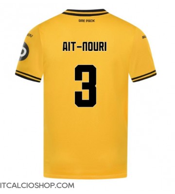 Wolves Rayan Ait-Nouri #3 Prima Maglia 2024-25 Manica Corta